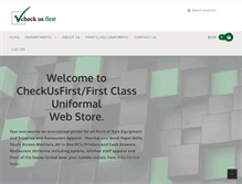 Tablet Screenshot of checkusfirst.com